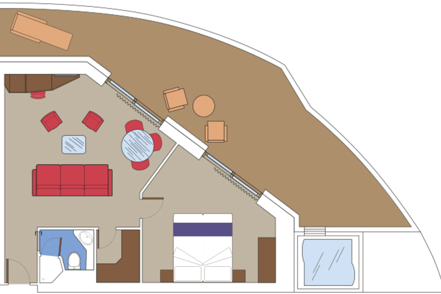 MSC Cruises MSC Grandiosa Grand Suite Aurea With Terrace and Whirlpool Floorplan 1.jpg